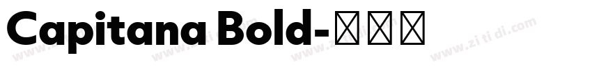 Capitana Bold字体转换